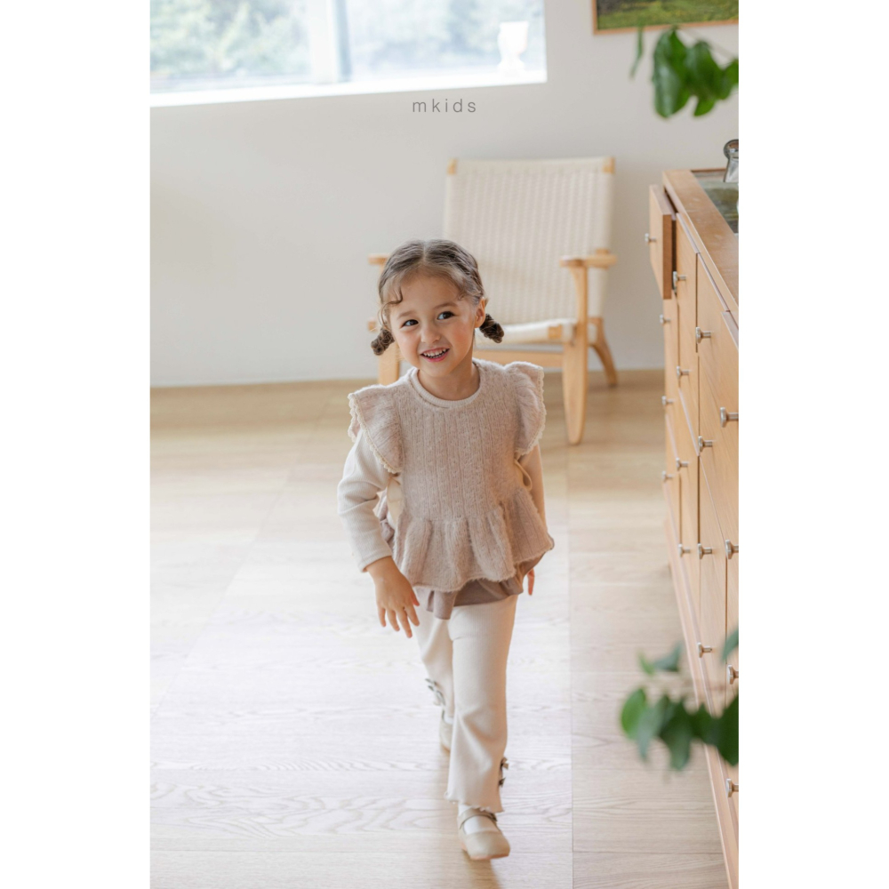 Mkids 背心 엠키즈 보송프릴뷔스티에-細節圖3