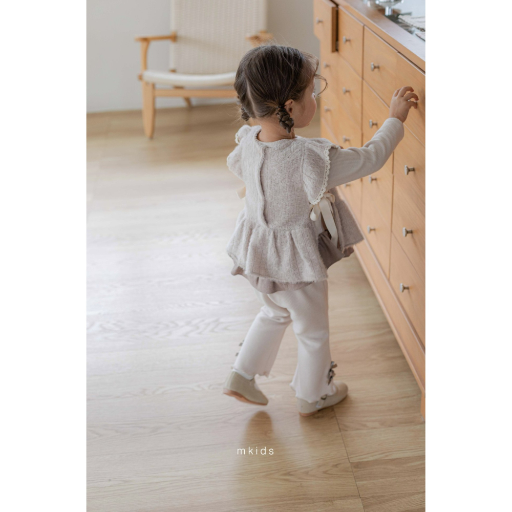 Mkids 背心 엠키즈 보송프릴뷔스티에-細節圖4