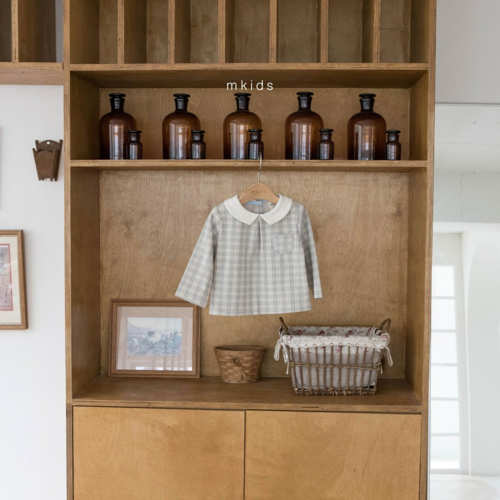 Mkids 上衣 엠키즈 빌리카라셔츠-細節圖11