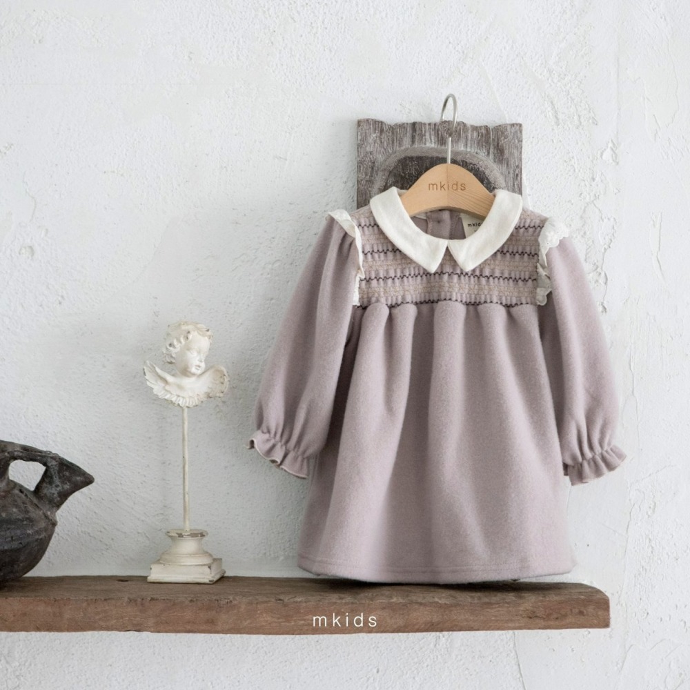 Mkids 洋裝 엠키즈 샬롯스모킹원피스-細節圖8