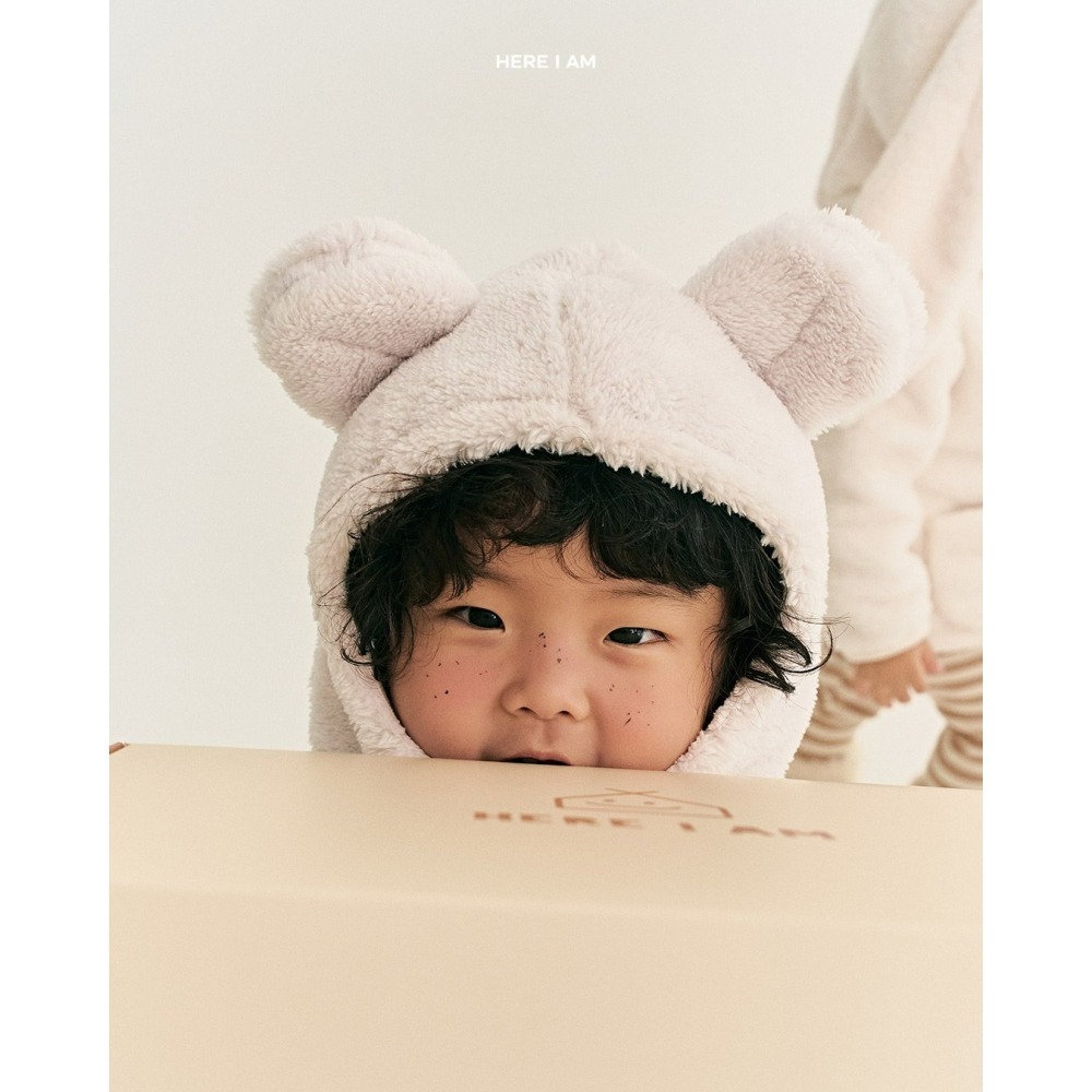 HearIam 帽子 히얼아이엠 킨더베어햇-細節圖2