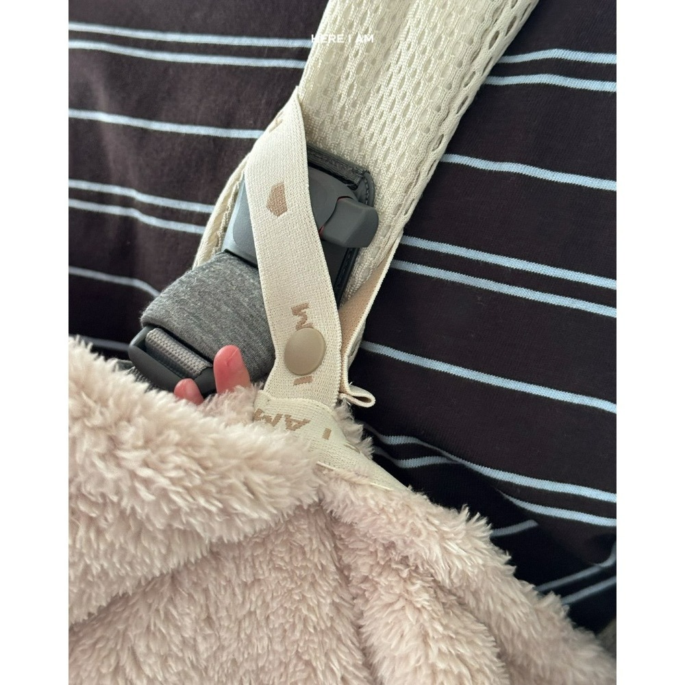 HearIam 背帶蓋毯 保暖罩 히얼아이엠 킨더아기띠워머-細節圖4