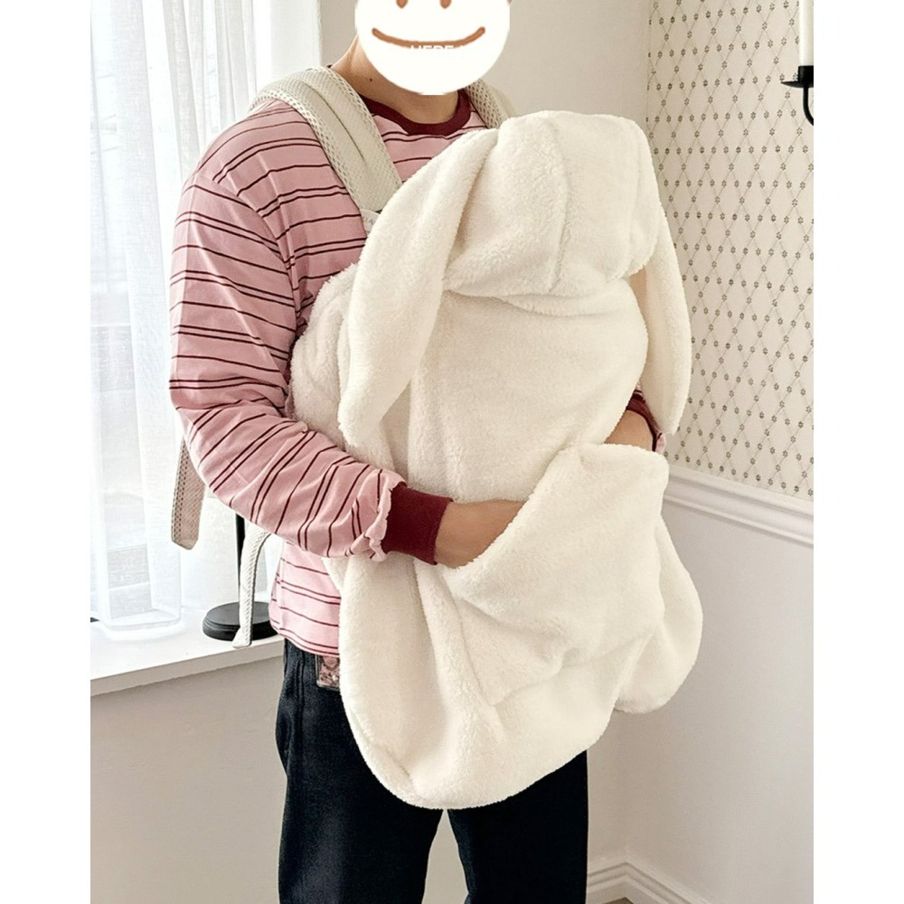 HearIam 背帶蓋毯 保暖罩 히얼아이엠 킨더아기띠워머-細節圖6