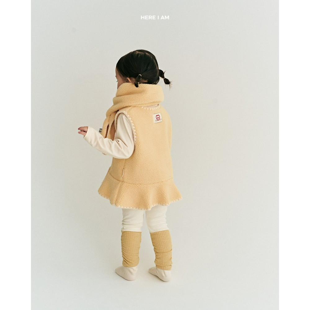 HearIam 背心 히얼아이엠 데이지프릴베스트-細節圖4