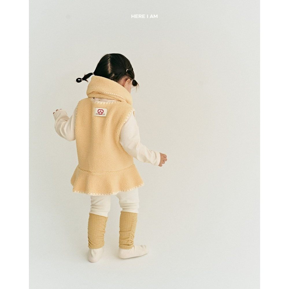 HearIam 背心 히얼아이엠 데이지프릴베스트-細節圖5