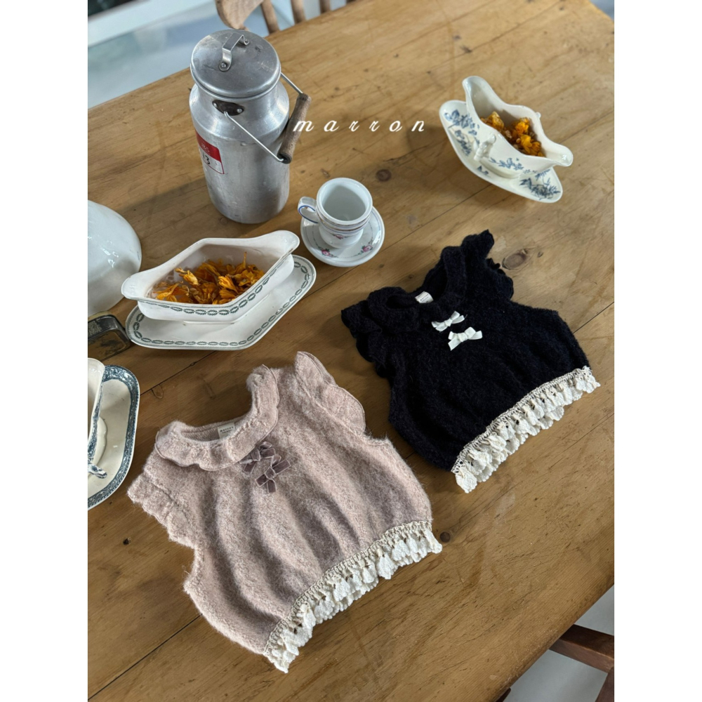 Marron 背心 마론 스위트조끼-細節圖2