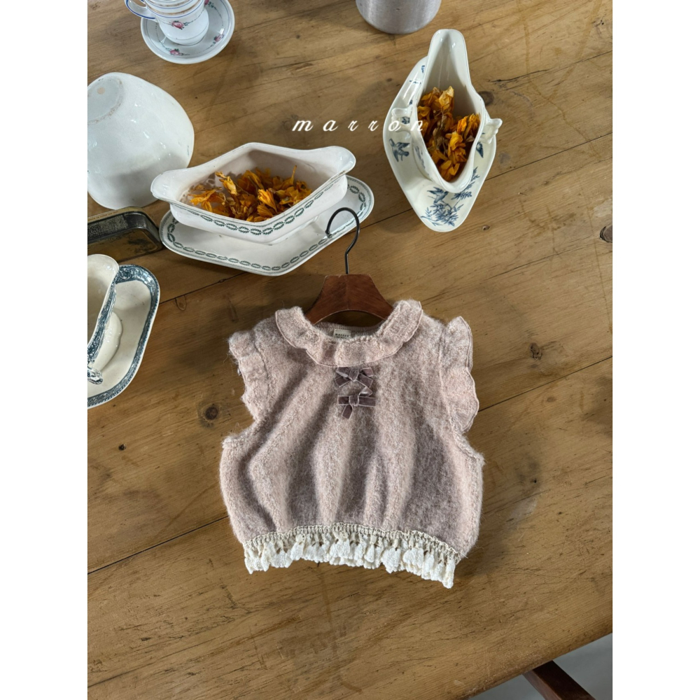 Marron 背心 마론 스위트조끼-細節圖3