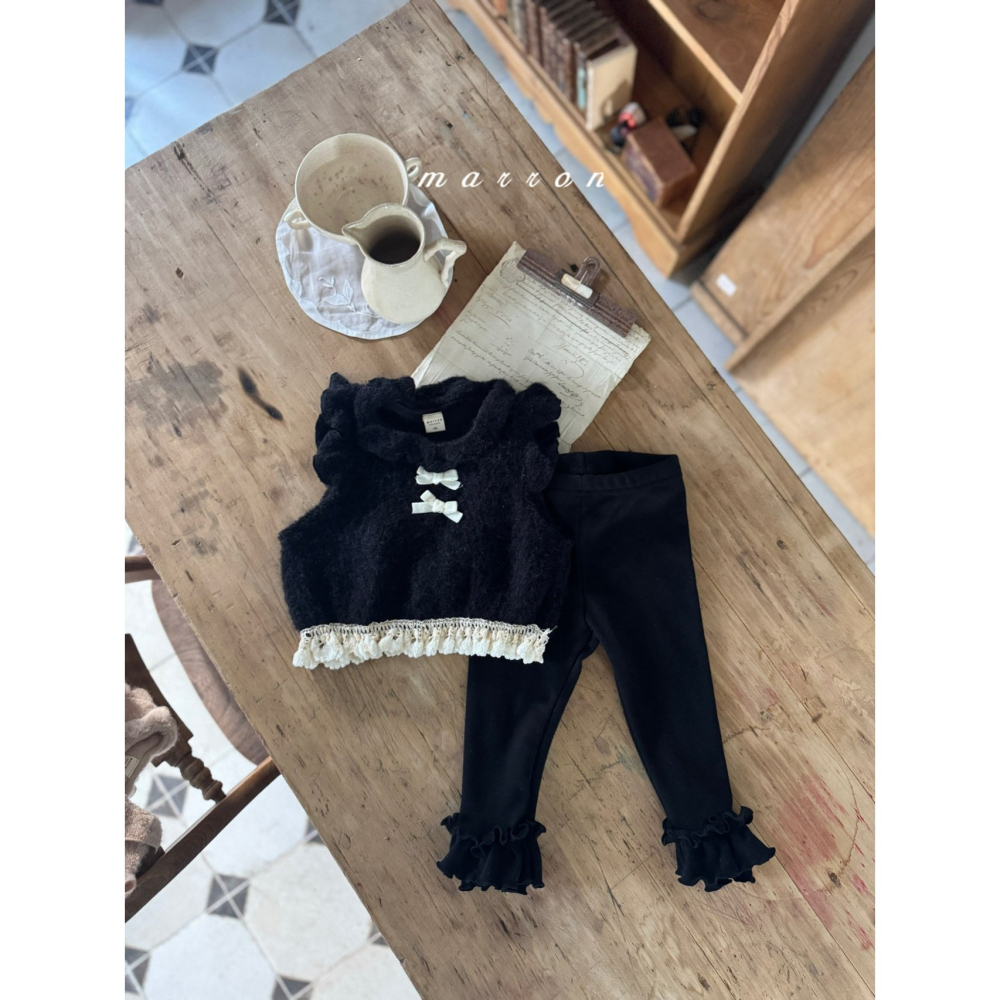 Marron 背心 마론 스위트조끼-細節圖9