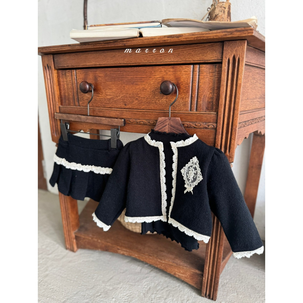 Marron 裙子 마론 캐슬스커트-細節圖4