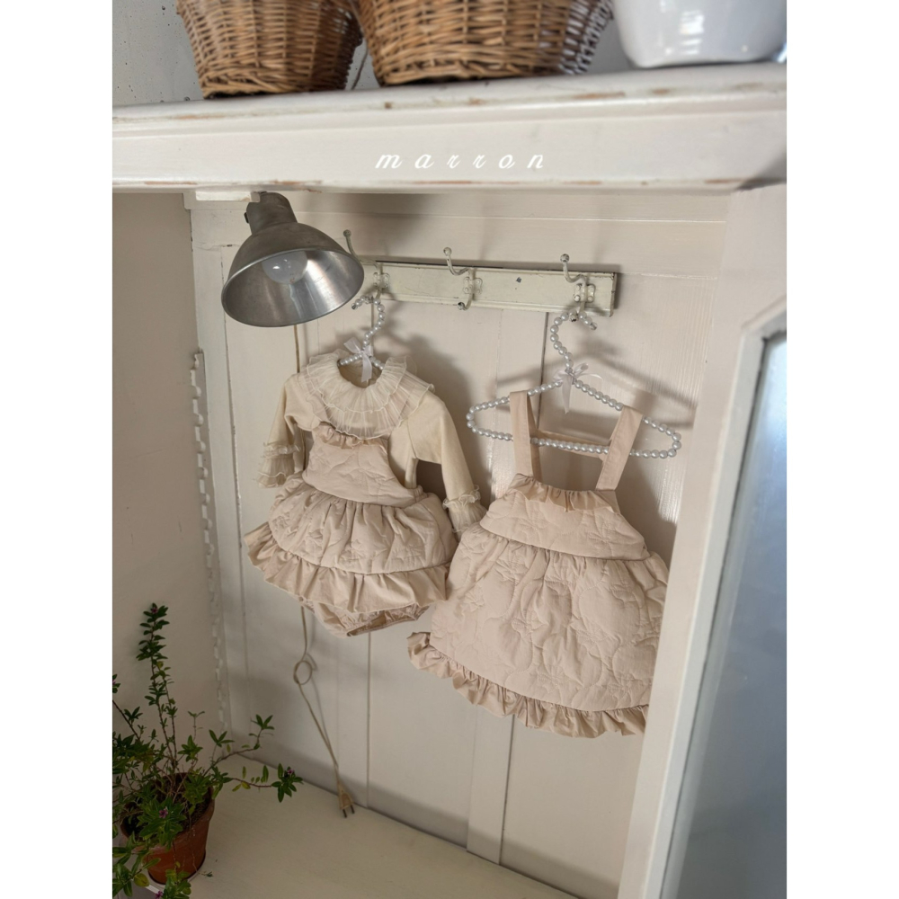 Marron 洋裝 마론 퀼팅원피스-細節圖2