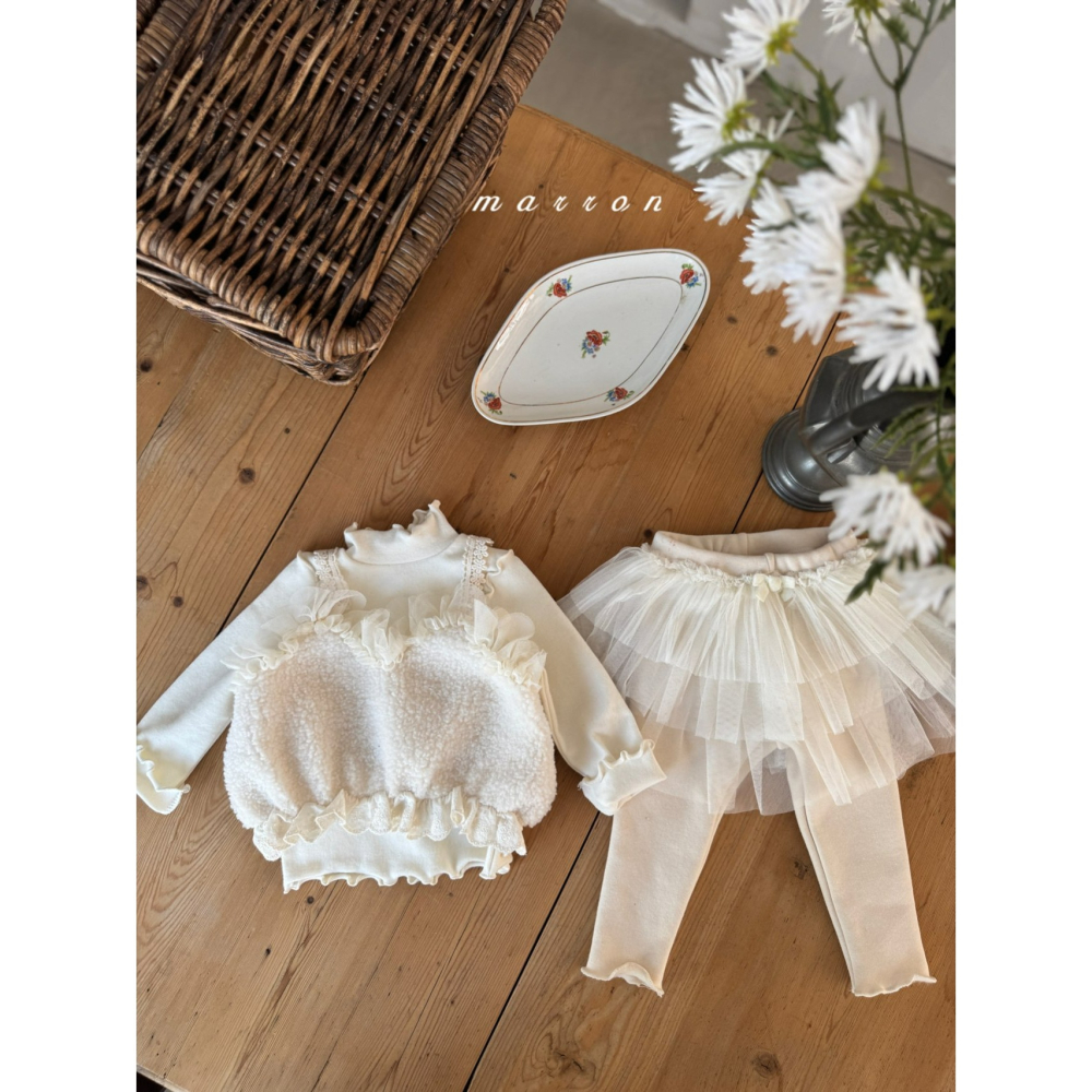 Marron 背心 마론 망사뷔스티에-細節圖5