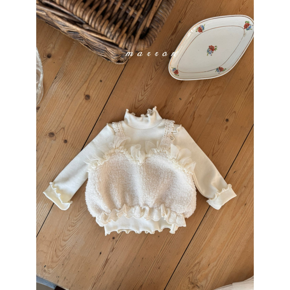 Marron 背心 마론 망사뷔스티에-細節圖10