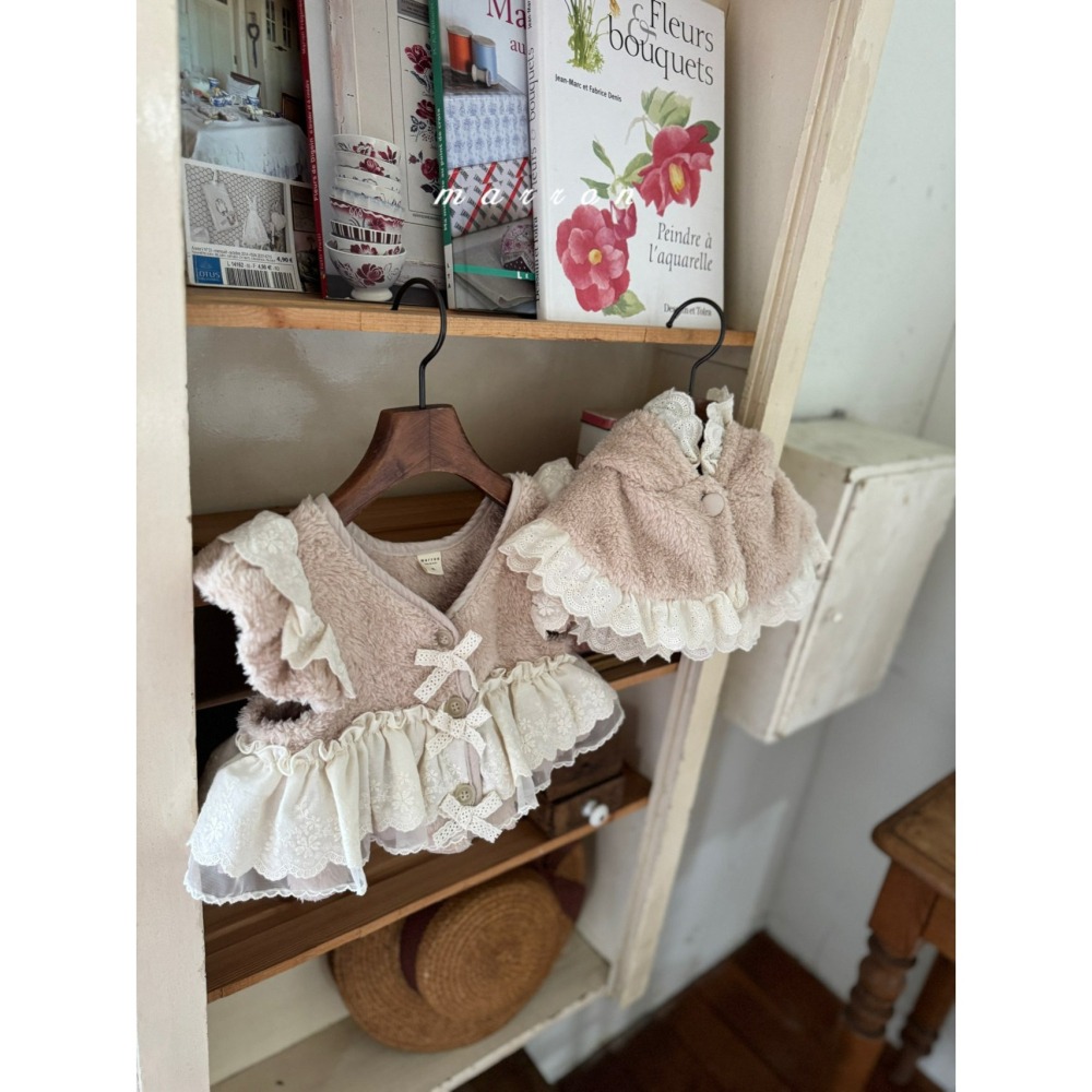 Marron 斗篷 마론 미니망또-細節圖8