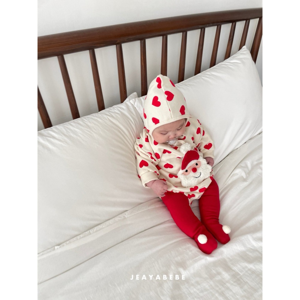 JEAYA 愛心聖誕套裝(含帽無襪) 재야 산타인형슈트-細節圖2