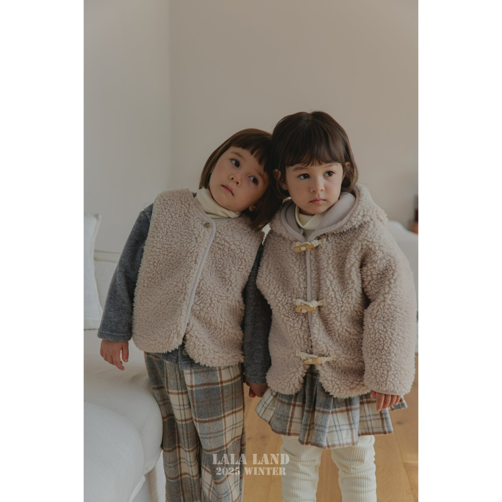 Lalaland 褲子 라라랜드 바게트체크팬츠-細節圖9