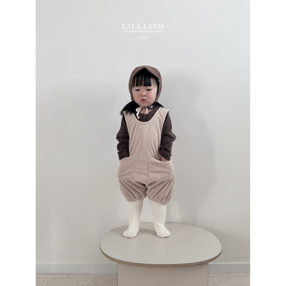 Lalaland 上衣 라라랜드 베베기모골덴멜빵-細節圖5
