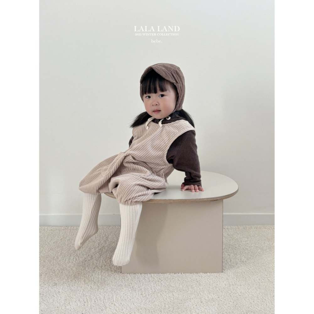 Lalaland 上衣 라라랜드 베베기모골덴멜빵-細節圖6