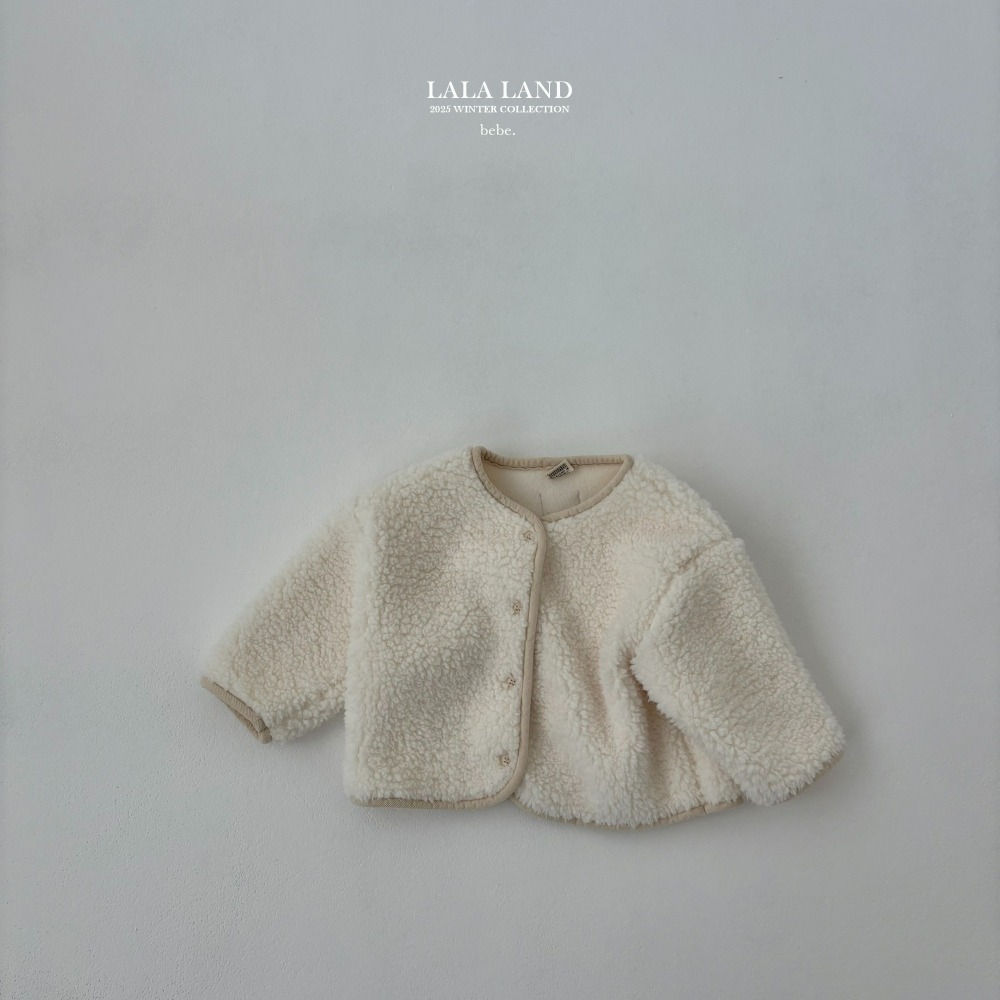 Lalaland 外套 라라랜드 베베보아털점퍼-細節圖3