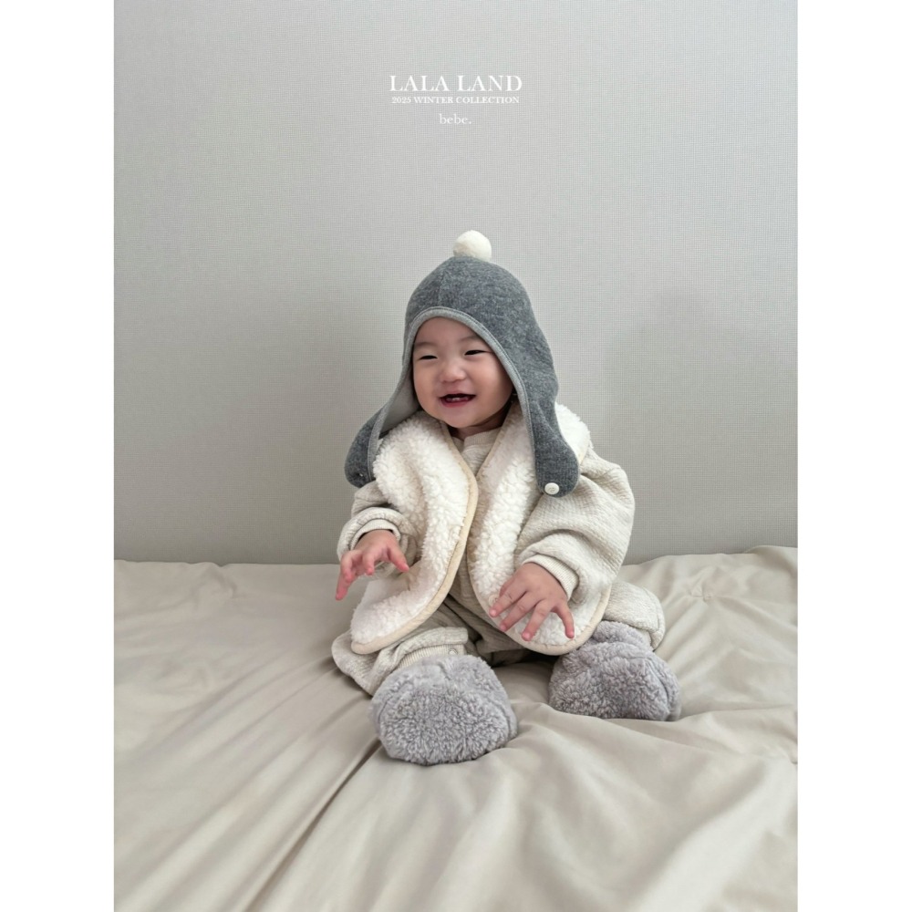 Lalaland 背心 라라랜드 베베보아털조끼-細節圖10