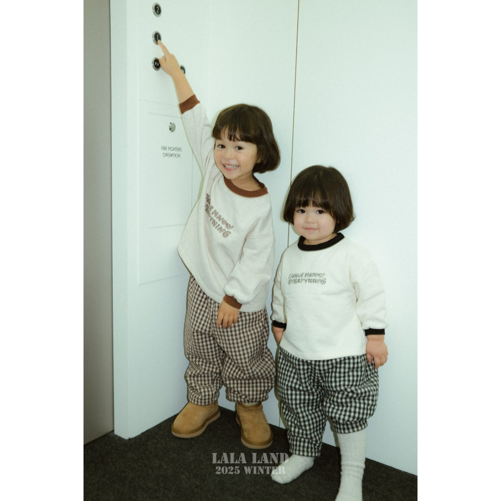 Lalaland 褲子 라라랜드 베베체크솜바지-細節圖8