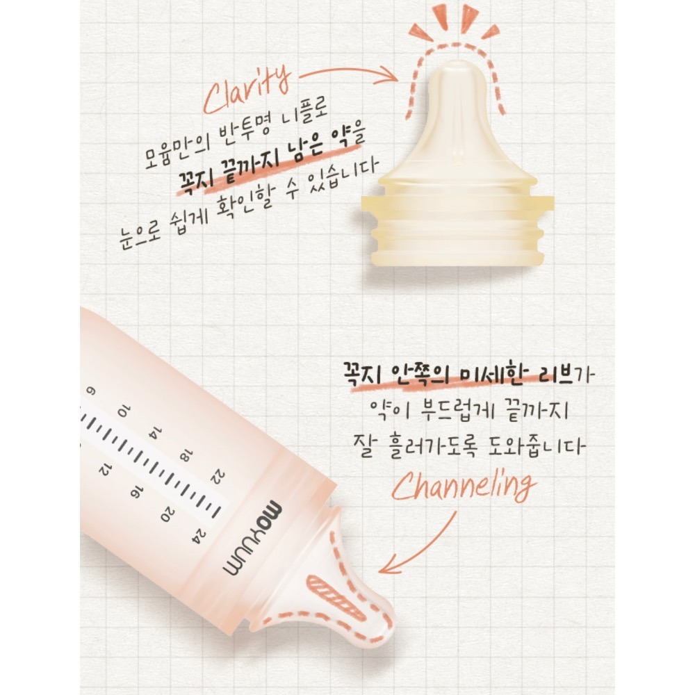 New 新品 Moyuum 餵藥器 餵食器 3P 易清洗重複使用-細節圖7