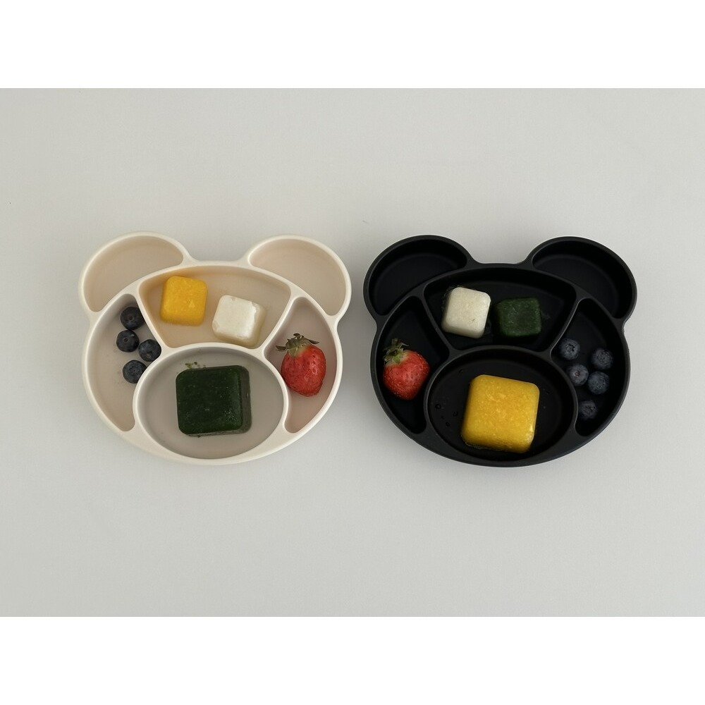 韓國 URVS 熊爸爸 餐盤 含蓋-細節圖3