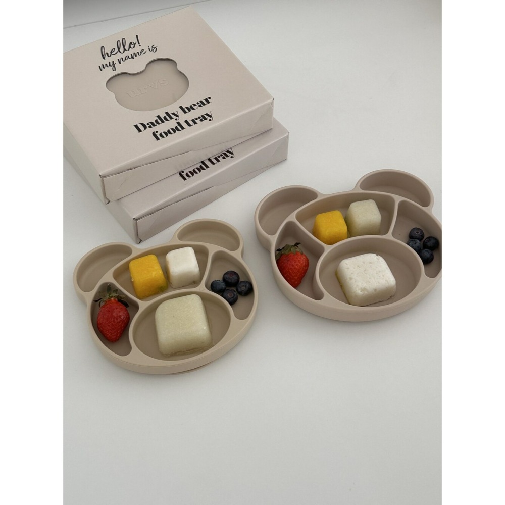 韓國 URVS 熊爸爸 餐盤 含蓋-細節圖6