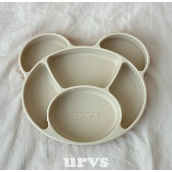 韓國 URVS 熊爸爸 餐盤 含蓋-規格圖8