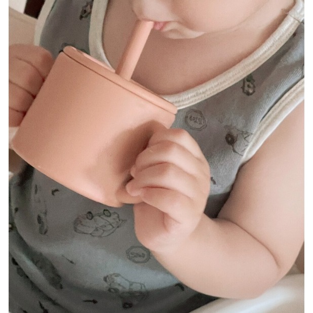 韓國 URVS 學習吸管杯 兒童飲水吸管杯-細節圖5