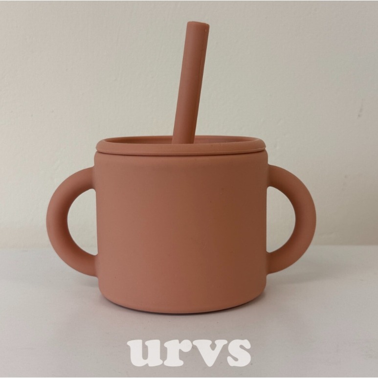韓國 URVS 學習吸管杯 兒童飲水吸管杯-規格圖5