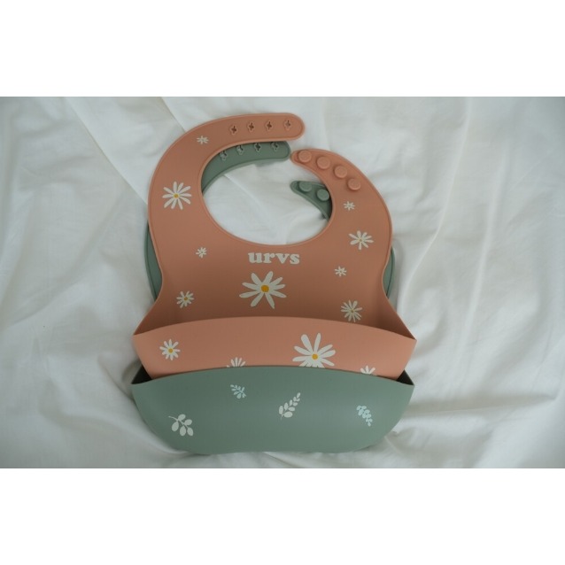 韓國 URVS 花朵 愛心 圍兜-細節圖6