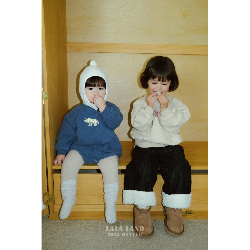 Lalaland 上衣 라라랜드 윈터공룡맨투맨-細節圖10