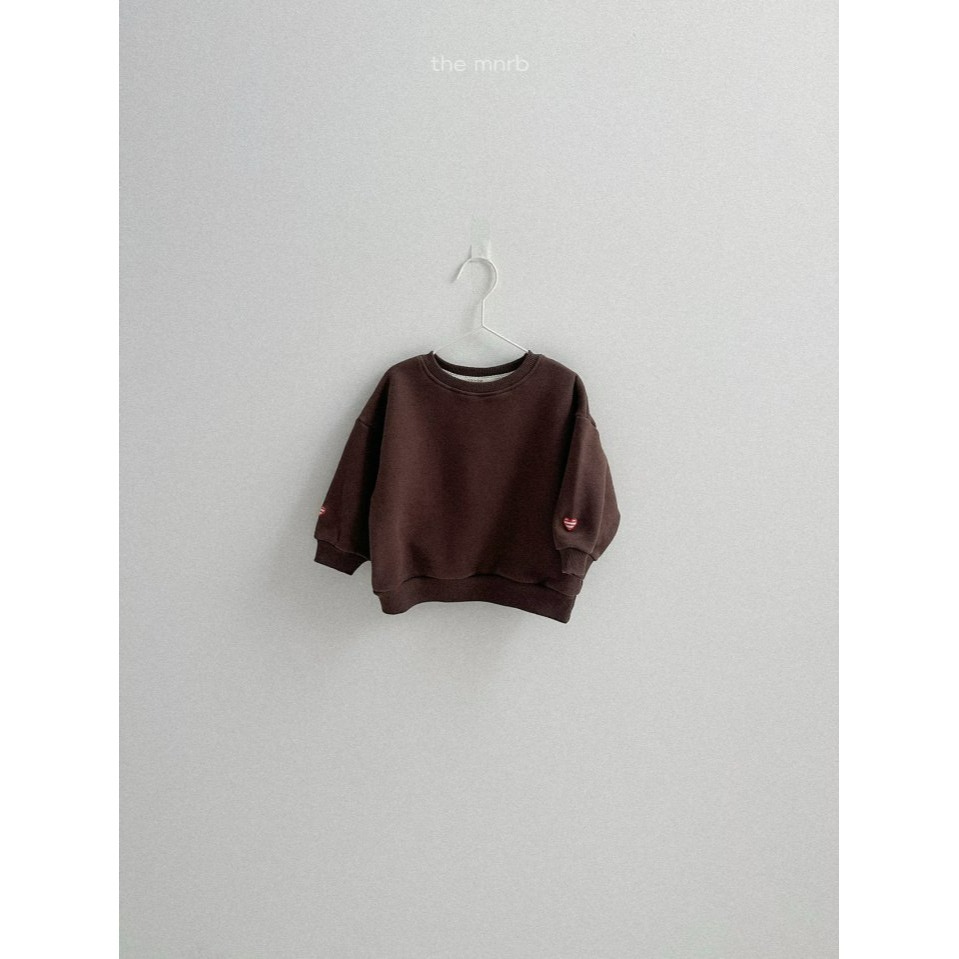 MiniRobe 上衣 미니로브 하트맨투맨-細節圖3