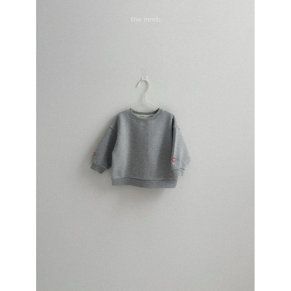 MiniRobe 上衣 미니로브 하트맨투맨-細節圖4