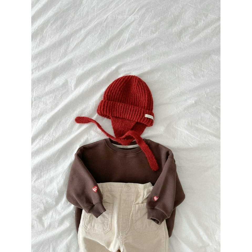 MiniRobe 上衣 미니로브 하트맨투맨-細節圖6