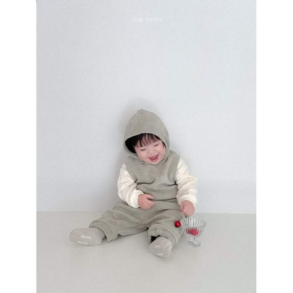 MiniRobe 背心 미니로브 스노우후드조끼-細節圖11