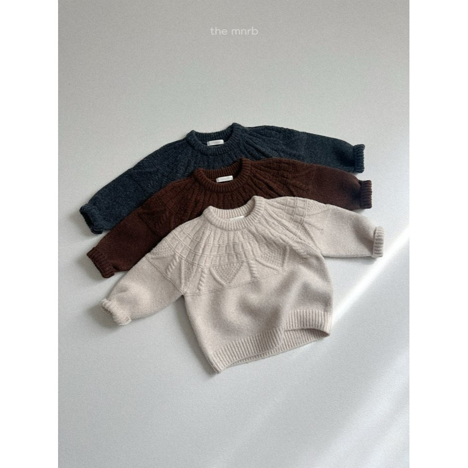 MiniRobe 上衣 미니로브 케이블니트-細節圖3