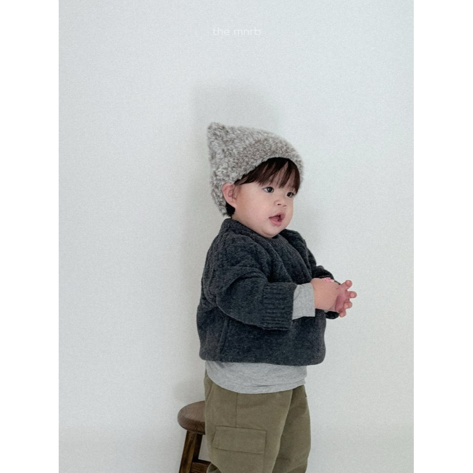 MiniRobe 上衣 미니로브 케이블니트-細節圖7