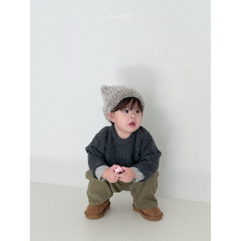 MiniRobe 上衣 미니로브 케이블니트-細節圖9