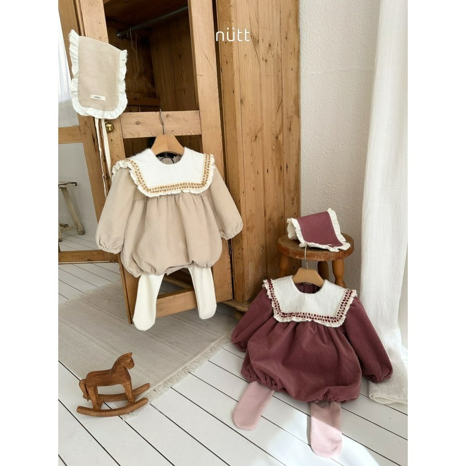 Nutt 包屁衣 (含髮帶) 누트 세라스퀘어슈트(헤어띠세트)-細節圖2