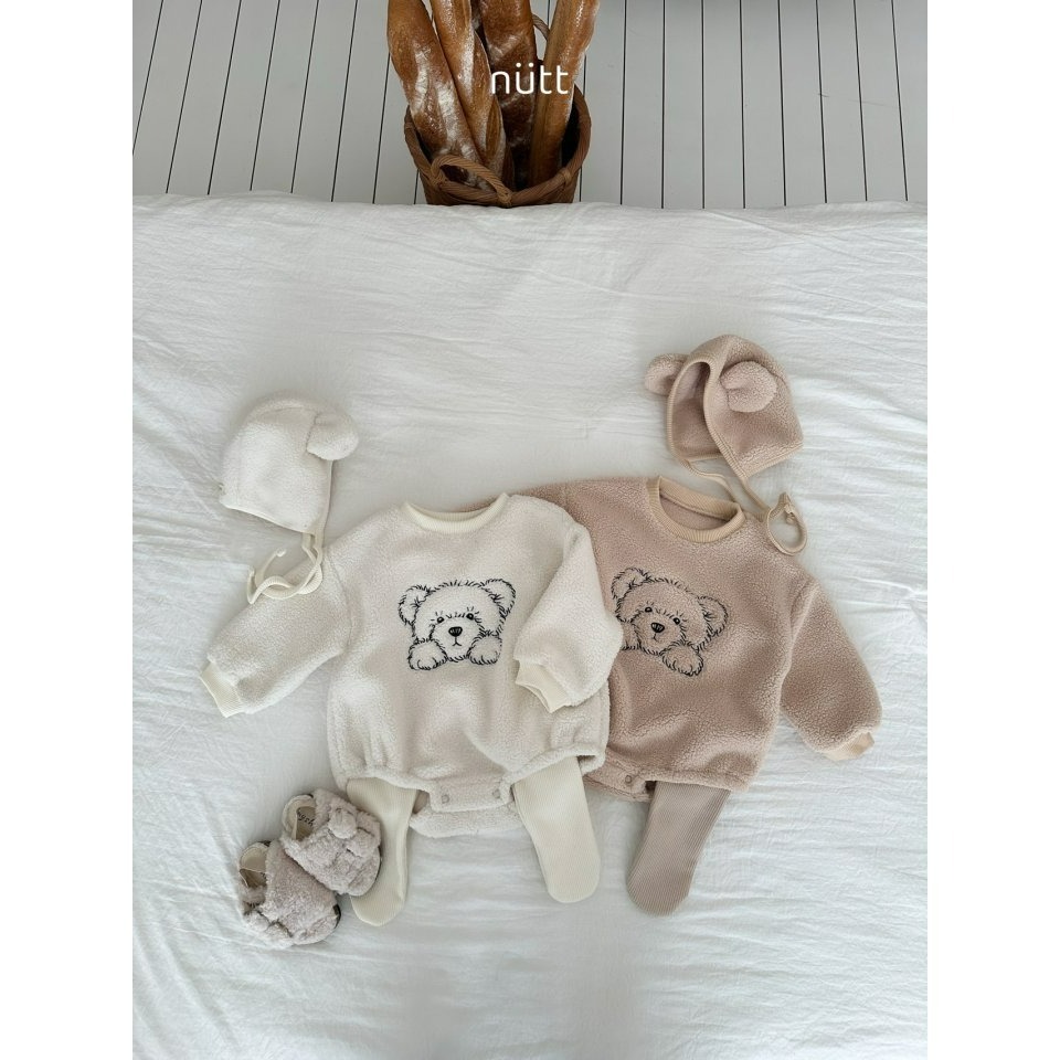 Nutt 包屁衣 (含帽) 누트 쿠마보넷슈트(보넷세트)-細節圖3