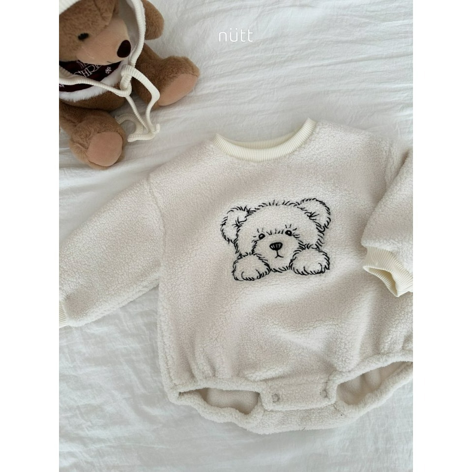 Nutt 包屁衣 (含帽) 누트 쿠마보넷슈트(보넷세트)-細節圖6