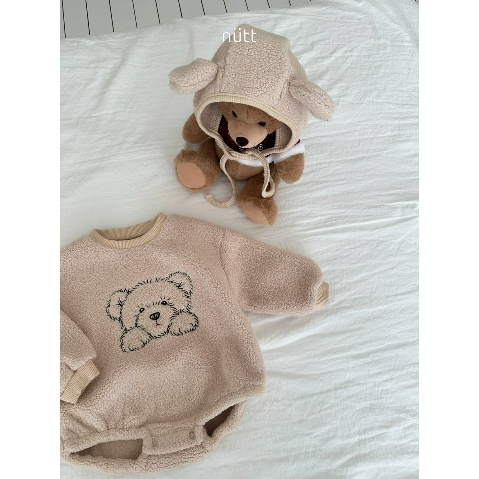 Nutt 包屁衣 (含帽) 누트 쿠마보넷슈트(보넷세트)-細節圖7