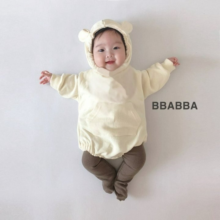 BBABBA 包屁衣 빠빠 달달곰슈트(양기모)-細節圖6