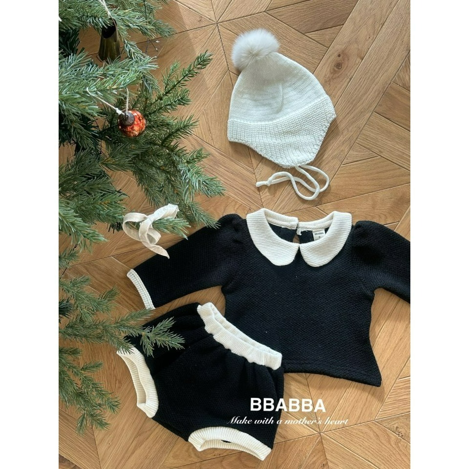 BBABBA 褲子 빠빠 니트팬츠-細節圖2