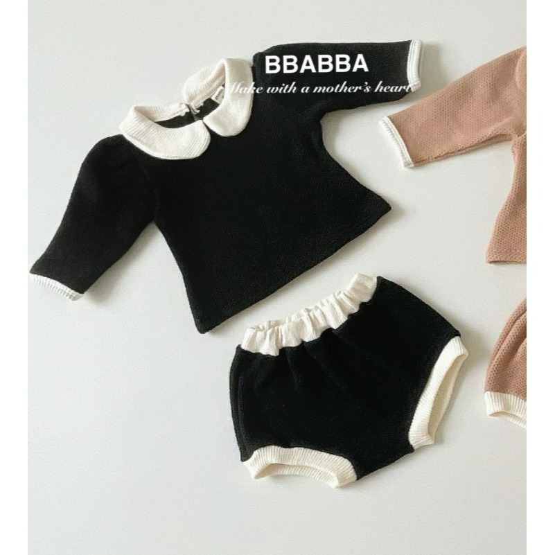 BBABBA 褲子 빠빠 니트팬츠-細節圖5