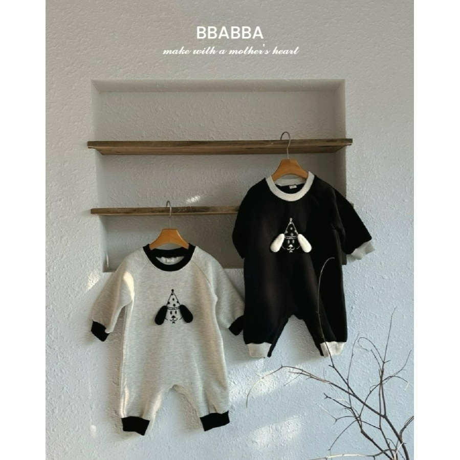 BBABBA 包屁衣 빠빠 파티도그롱슈트(양기모)-細節圖3