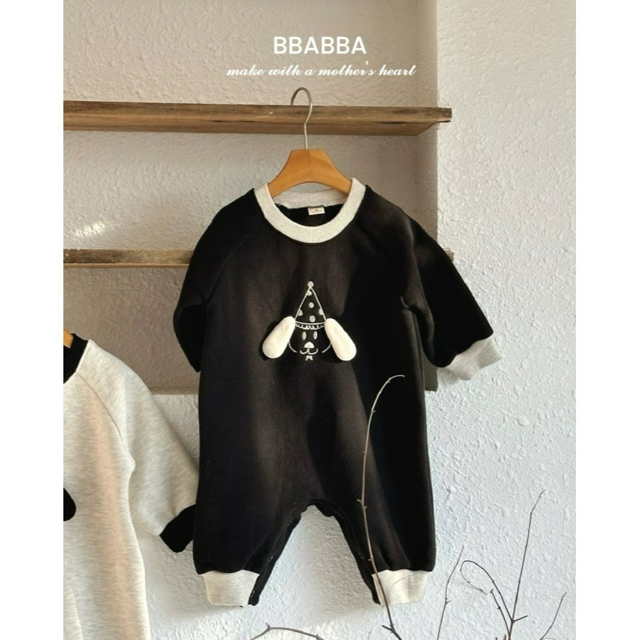 BBABBA 包屁衣 빠빠 파티도그롱슈트(양기모)-細節圖4