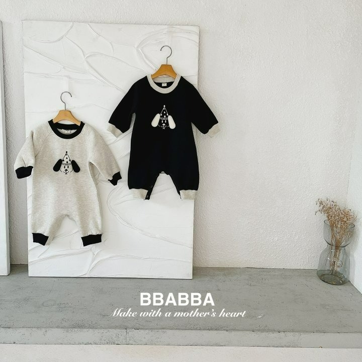 BBABBA 包屁衣 빠빠 파티도그롱슈트(양기모)-細節圖7