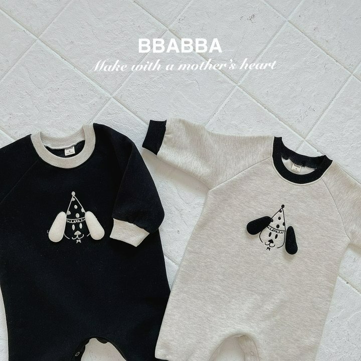 BBABBA 包屁衣 빠빠 파티도그롱슈트(양기모)-細節圖8